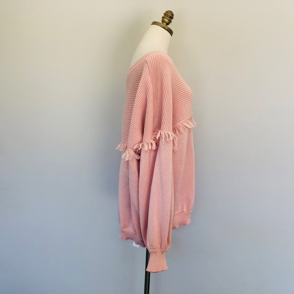 Plus Size 2X Sweater Pink GRACE AND KARMA Pullover Long Sleeves NWOT - Picture 4 of 7